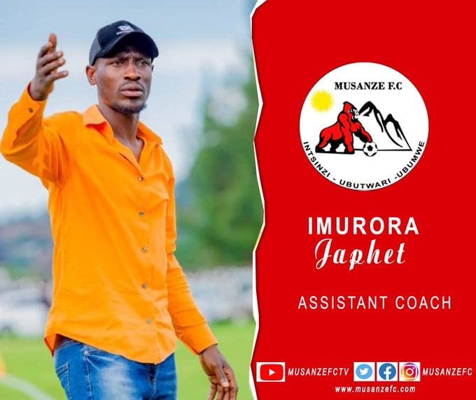 Imurora Japhet yagizwe umutoza wungirije