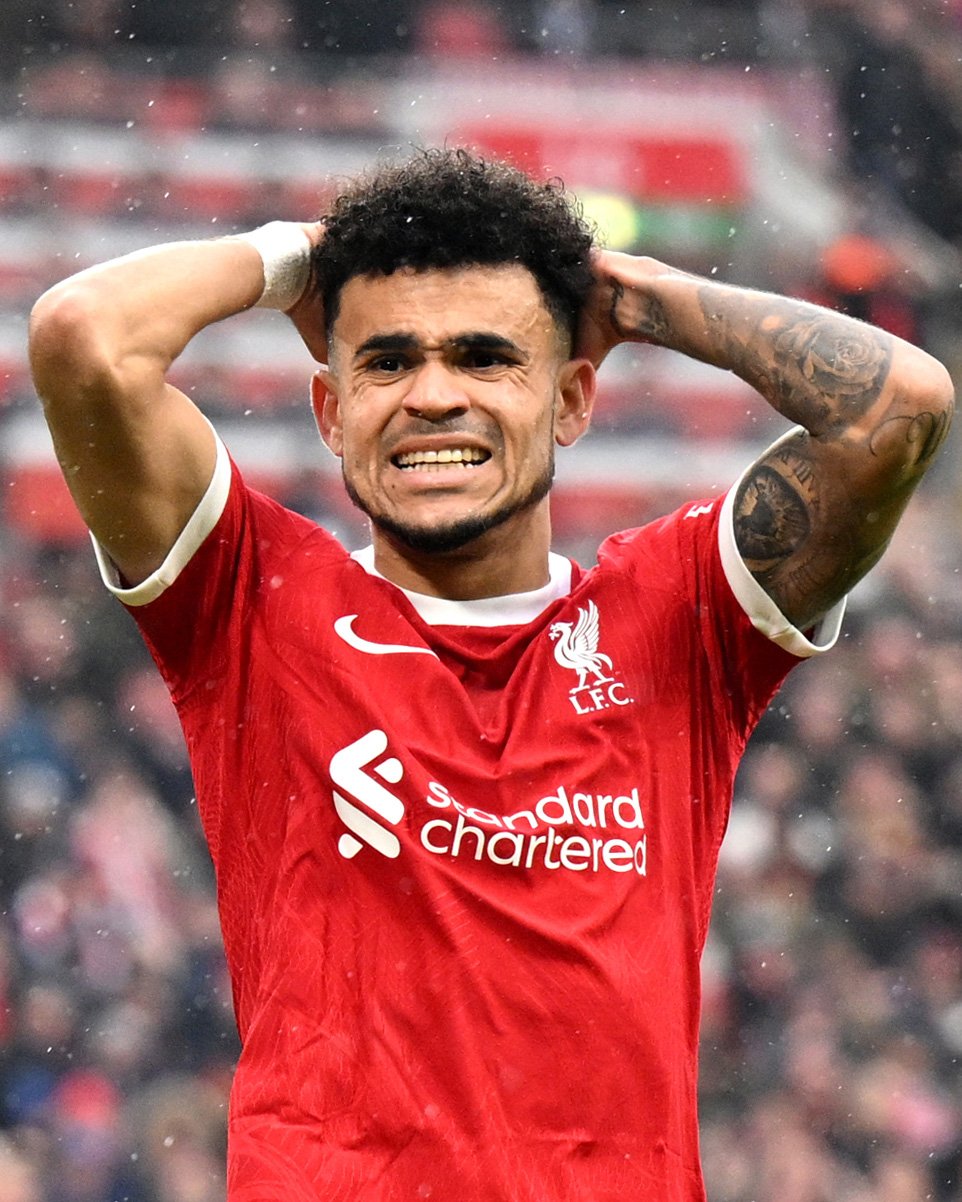 Luiz Diaz yahushije uburyo bukomeye bwari guha Liverpool amanota atatu