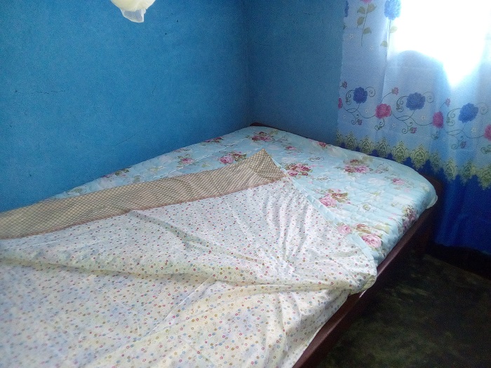 Muri iyi nzu harimo n'ibitanda byo kuryamaho