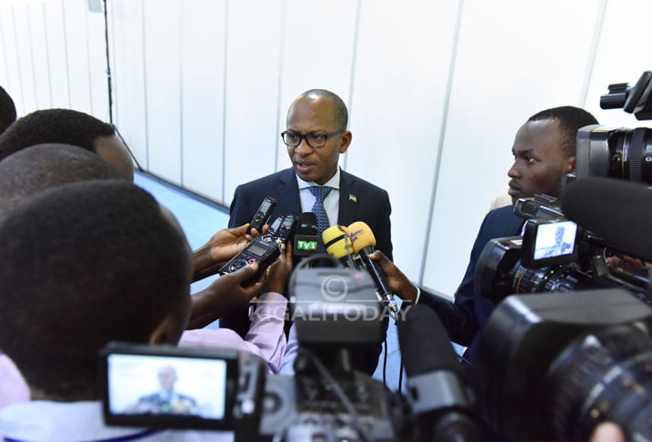 Col Francis Mutiganda, ushinzwe iperereza ryo hanze y'igihugu,