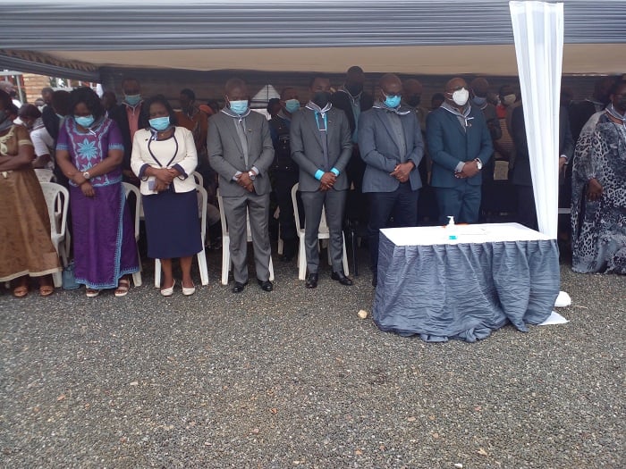 Abayobozi batandukanye mu Karere ka Gakenke bitabiriye uwo muhango 