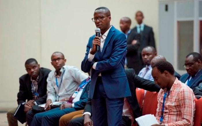 Jean Lambert Gatare (uhagaze imbere) yasimbuye Burasa uherutse kwitaba Imana (Photo:Internet)