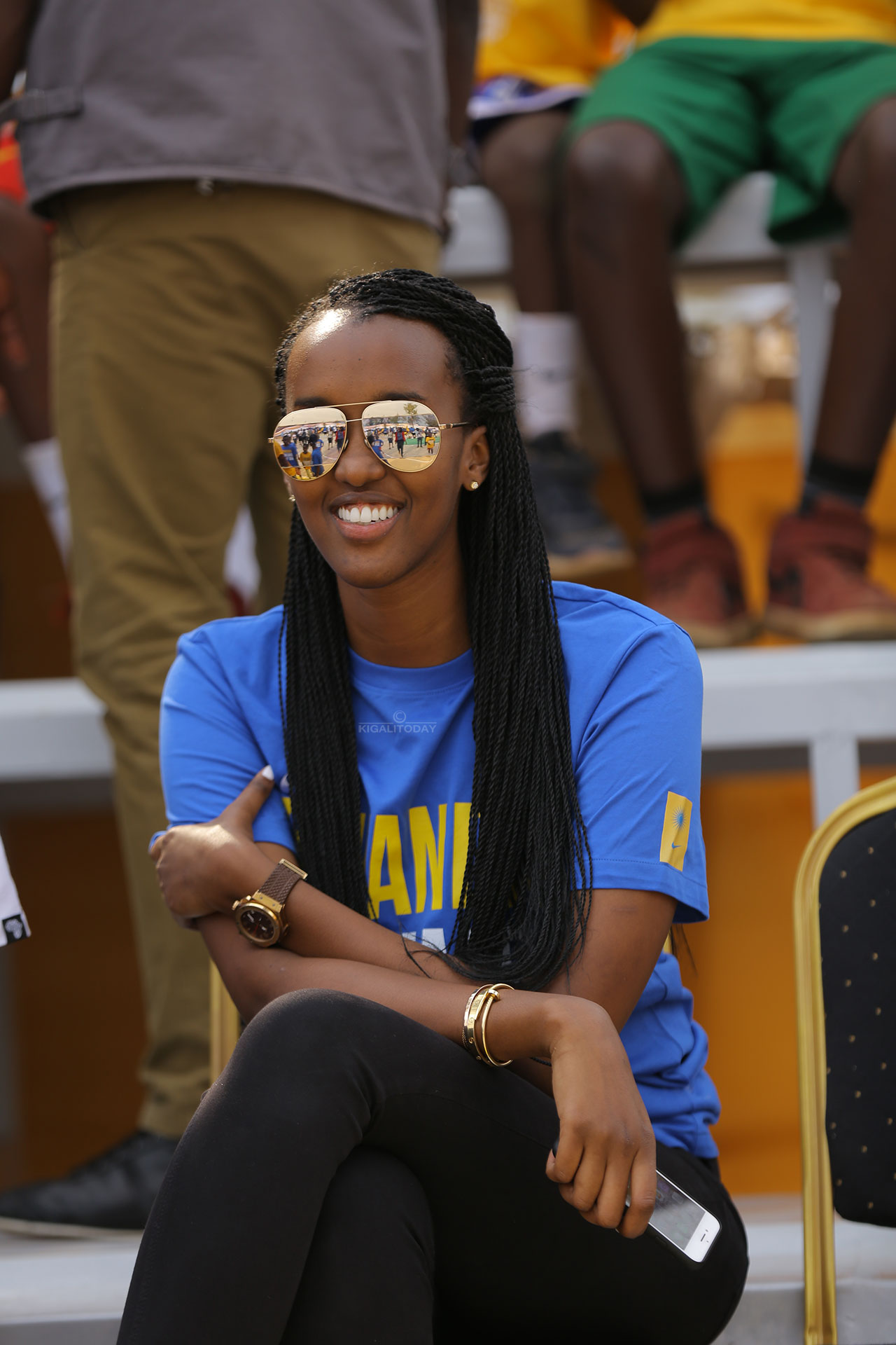 Ange Kagame nawe yari yaje muri ibi birori