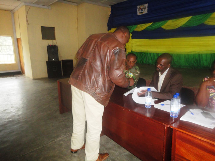 Tariki ya 27/10/2014 nibwo umuyobozi w