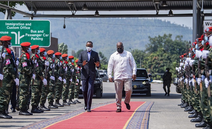Perezida Kagame yakirwa na Tshisekedi i Goma