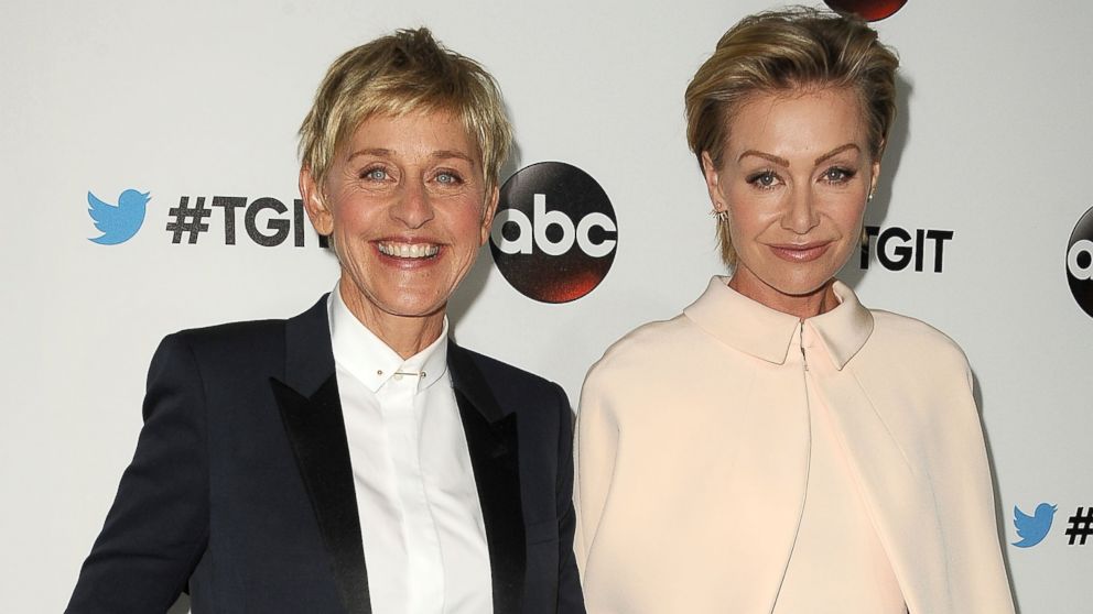 Ellen n'Umugore we Portia de Rossi