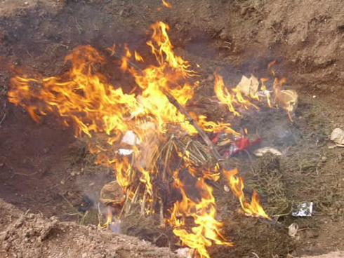 Ibiyobyabwenge byahiye birakongoka hasigara umuyonga.