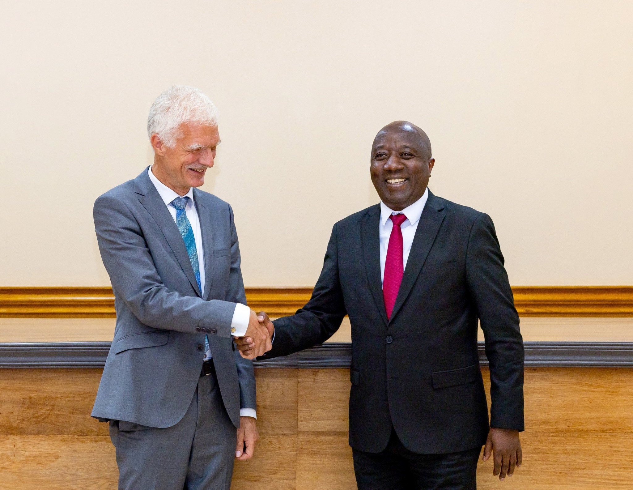 Minisitiri w'Intebe Dr. Ngirente na Bwana Andreas Schleicher