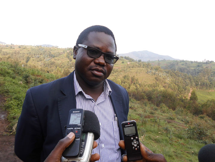 Habitegeko Francois, umuyobozi w'akarere ka Nyaruguru.