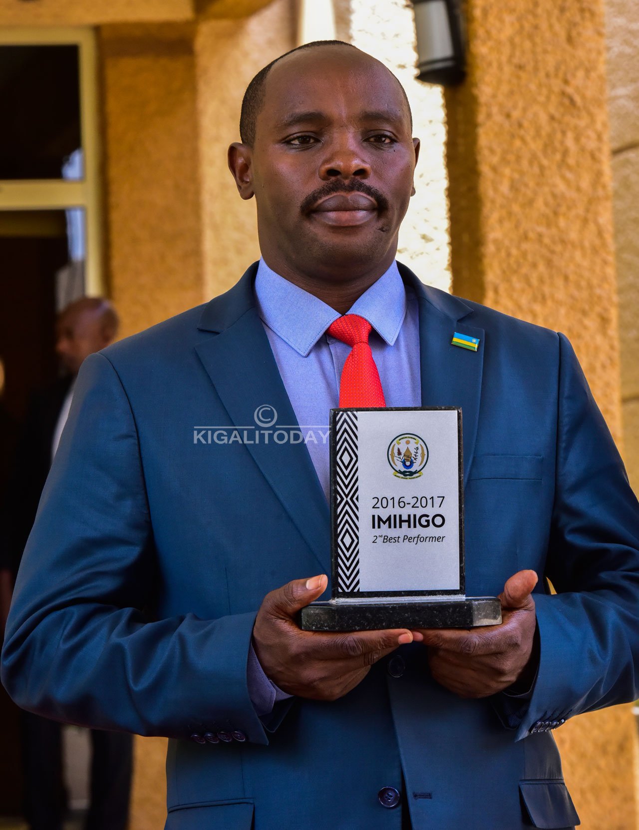 Habyarimana Jean Damascene Meya wa Musanze , akarere kabaye aka kabiri mu kwesa imihigo