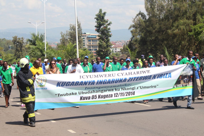Hakozwe urugendo rwo gukangurira abaturage kwirinda no gukumira inkongi z