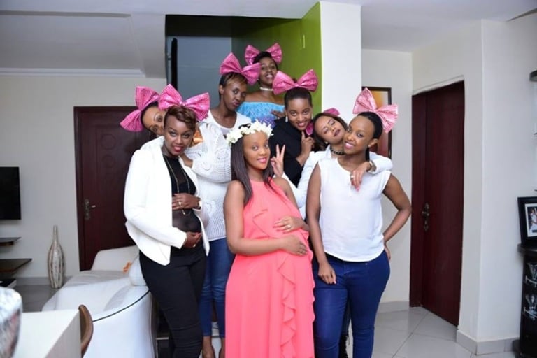 Hari hashize iminsi mike akorewe ibirori byo kwitegura imfura ye (Baby SHower)