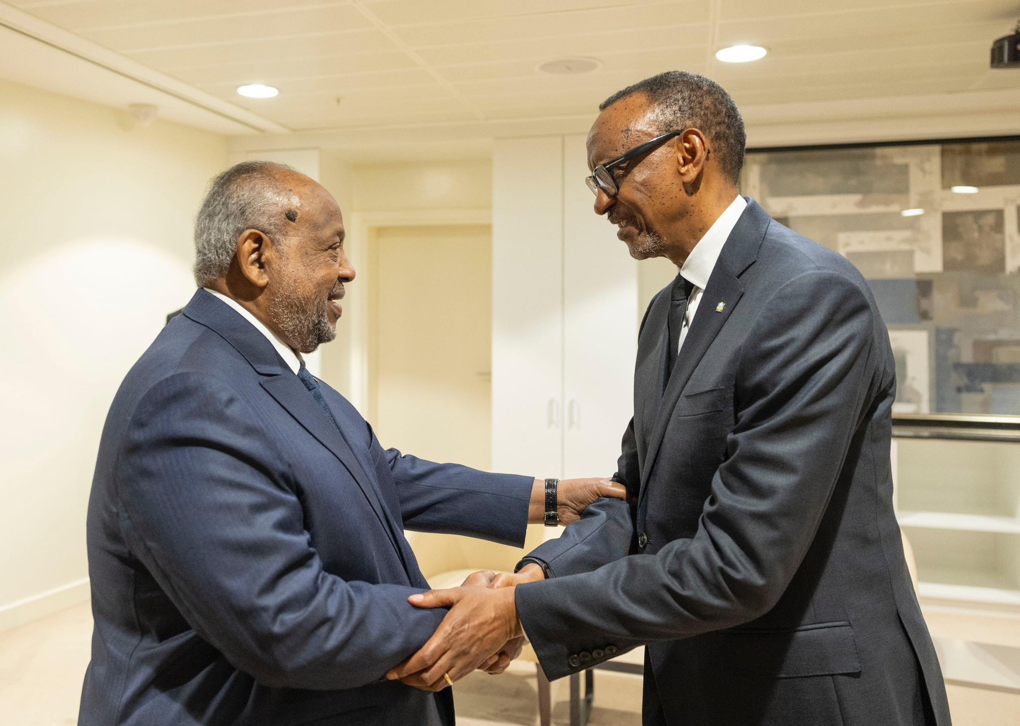 Perezida Kagame yakiriye Ismaïl Omar Guelleh wa Djibouti