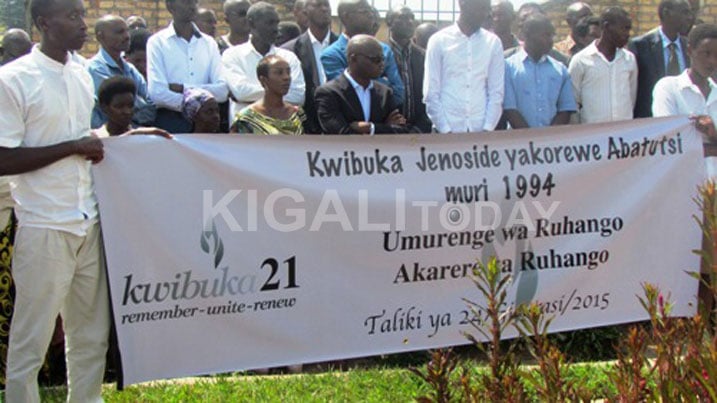 Hibutswe abatutsi biciwe mu cyahozi ari Komini Tambwe na Komini Kigoma mu gihe cya Jenoside.