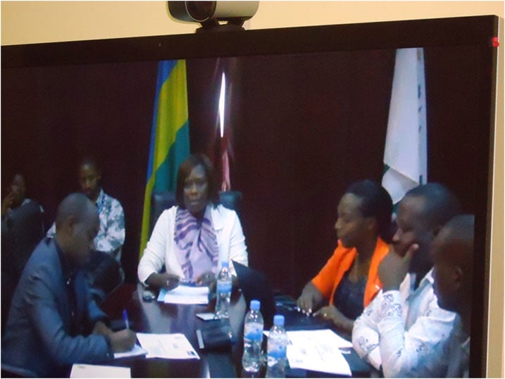 Hifashishijwe Video Confrence ntibikiri ngombwa gukora ingendo bajya mu nama i Kigali.