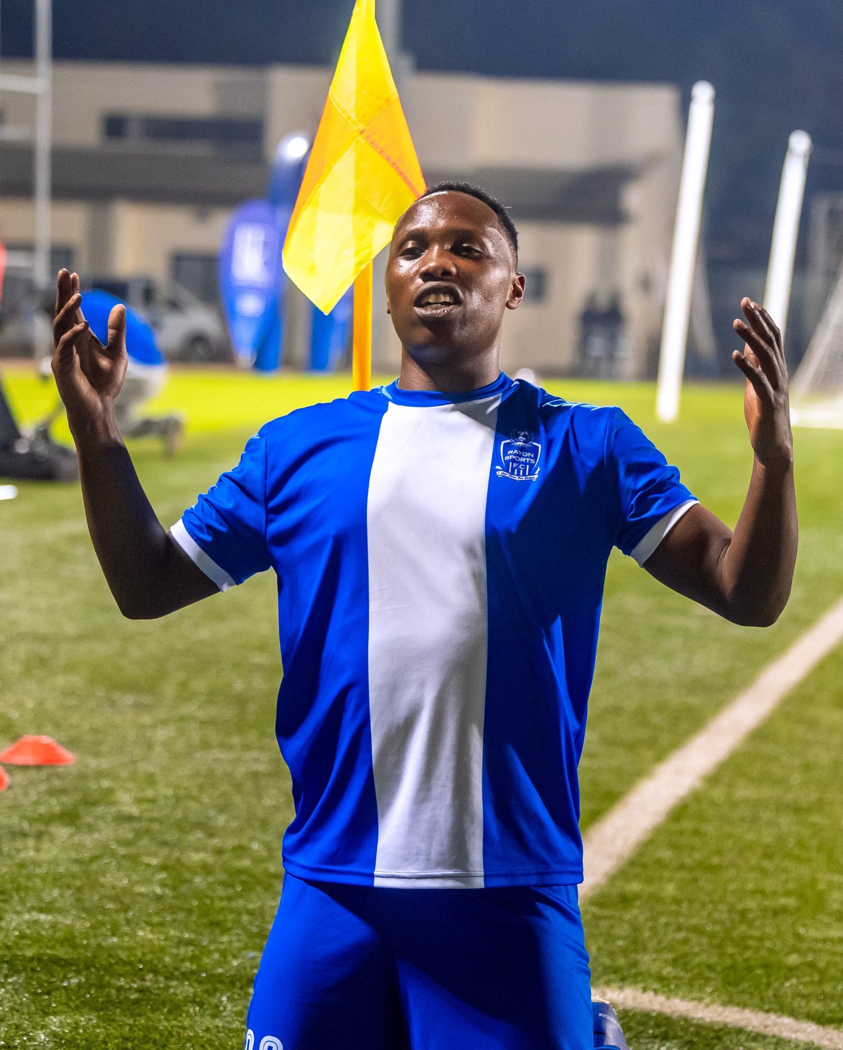 Nkundimana Fabio nyuma yo gutsinda igitego cya kabiri