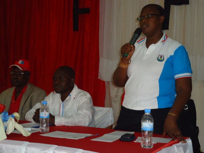 Hon. Depite KABASINGA Chantal asaba abanyamuryango ba FPR ubufatanye.