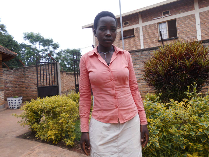 Honorine Muhawenimana, uhagarariye urubyiruko muri RRP+ mu karere ka Gisagara.