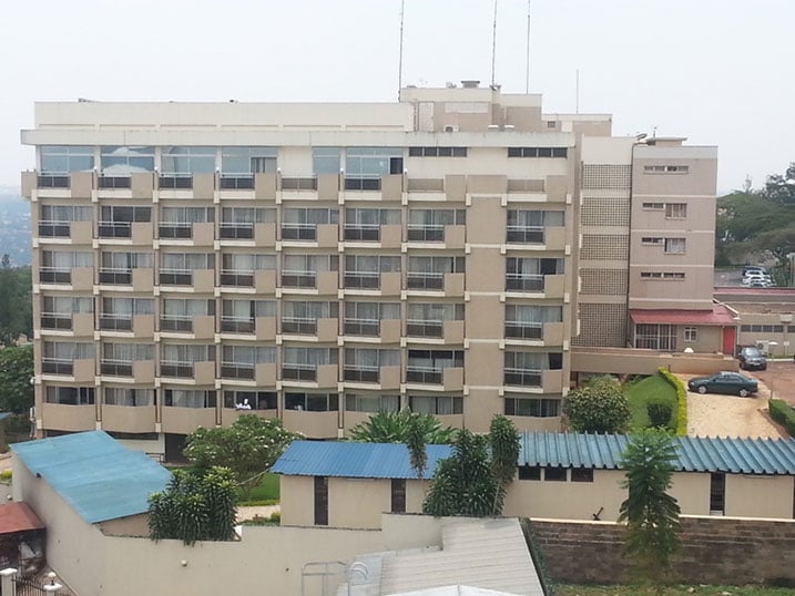 Iyi ni Hotel des Mille Colline.