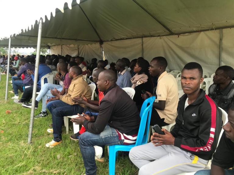 Abanyehuye n'Abanyagisagara bitabiriye ibizamini ku munsi wa mbere ari benshi