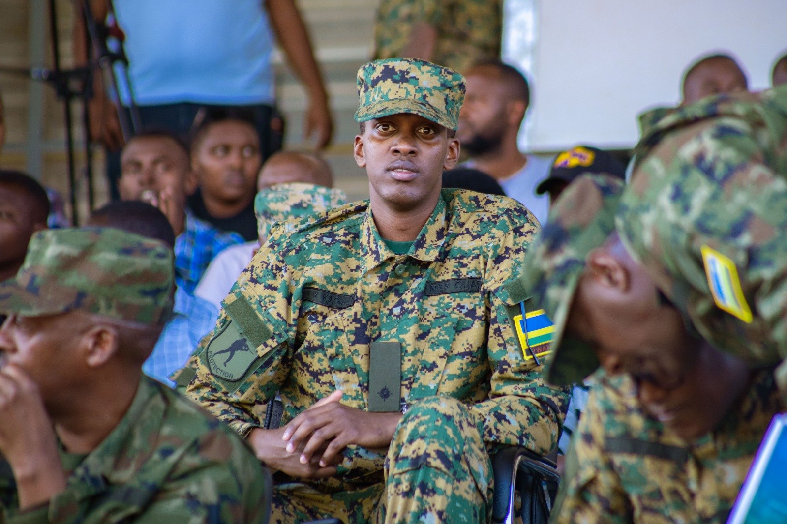 Sous-Lieutenant IAN Kagame ni umwe mu bitabiriye uyu mukino