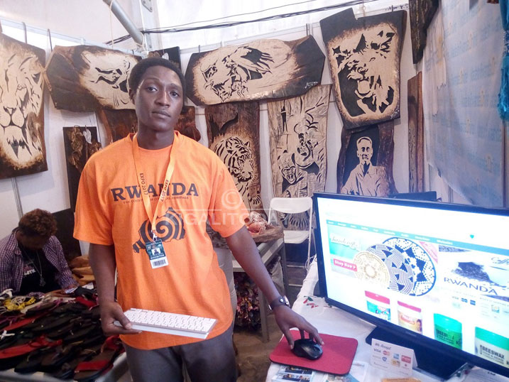 Nkazamurego Alain Pacifique watangije urubuga rwo gucuruza Made in Rwanda