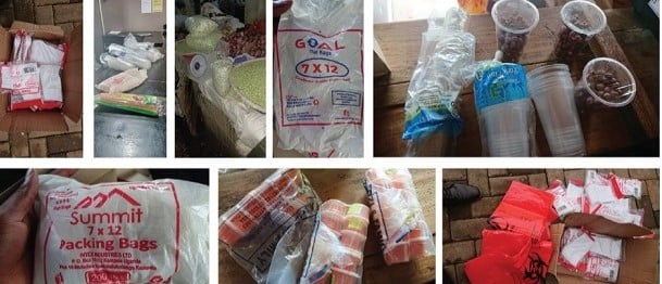 Bimwe mu byasanzwe bipfunyitse mu buryo butemewe