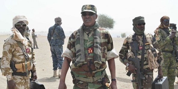 Idriss Déby yatabarutse aguye ku rugamba