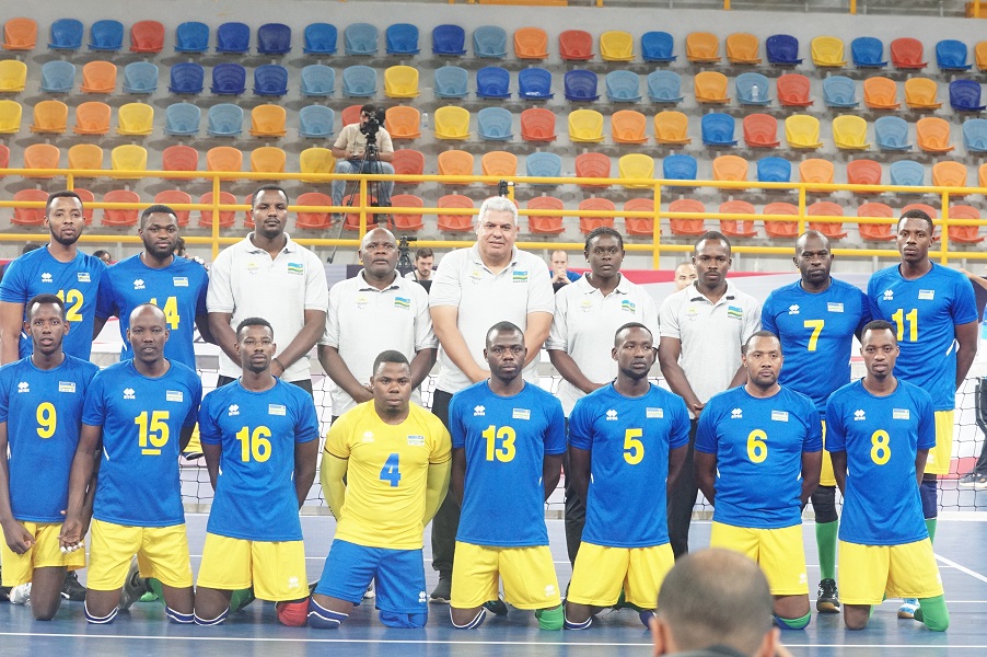 Iipe y'abagabo ya Sitting Volleyball yatangiye igikombe cy'Isi itsindwa na Iraq amaseti 3-2