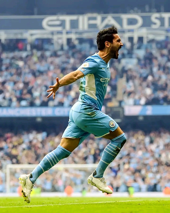 Ilkay Gündogan watsinze ibitego bibiri yafashwe nk