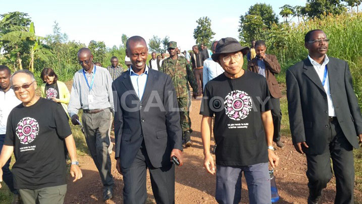 Iki gikorwa cyagezweho ku bufatanye bw'Akarere ka Gasabo, AEE-Rwanda na Kaminuza yo muri Hong Kong.