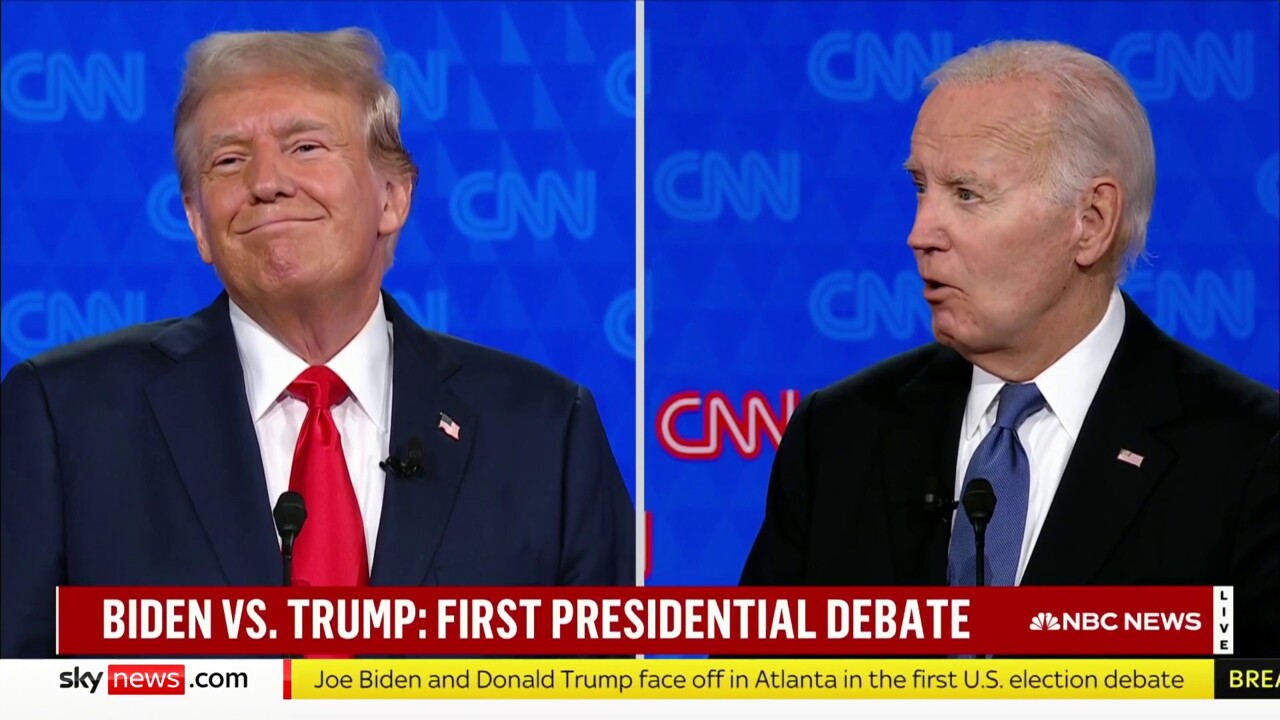 Ikiganirompaka cya mbere hagati ya Trump na Biden
