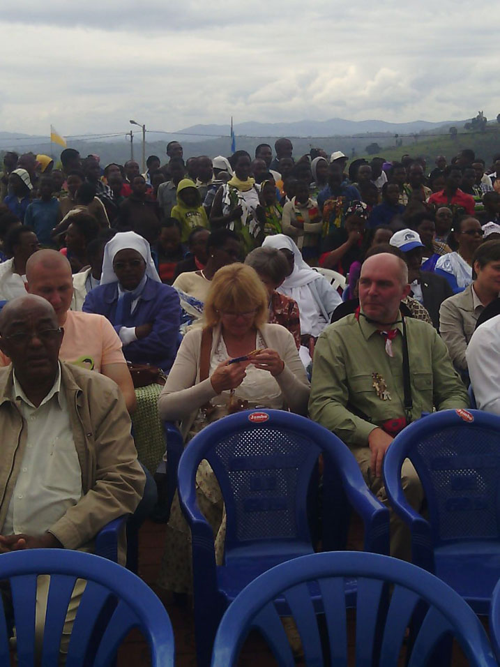 Abanyamahanga baje i Kibeho mu isabukuru.