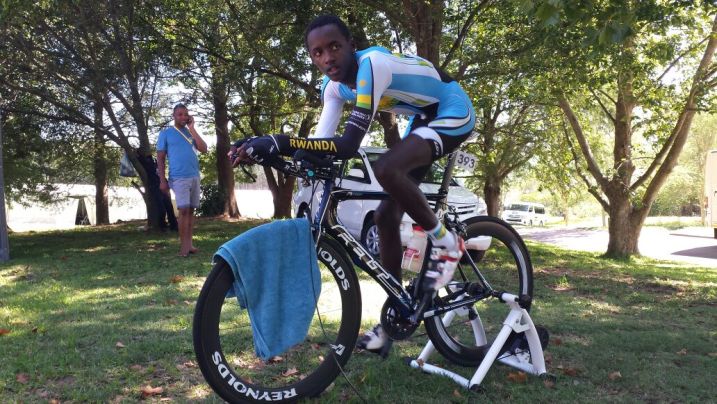 Mugisha Samuel w'imyaka 17 ni we wahagarariye u Rwanda kuri uyu wa kabiri