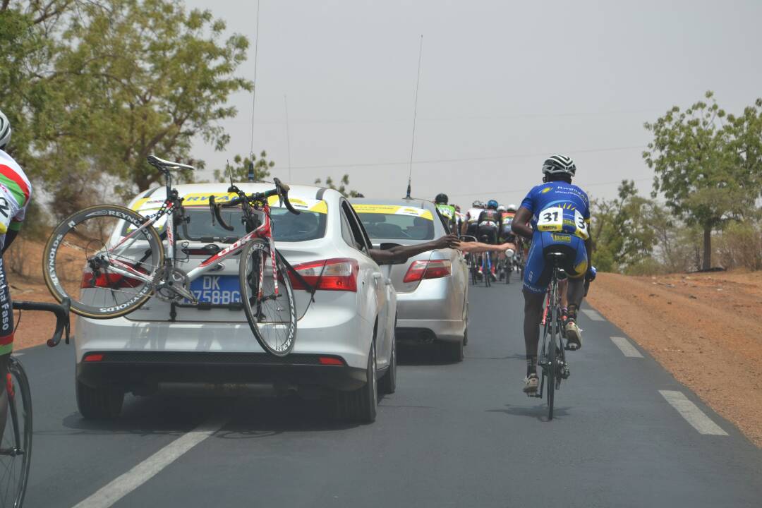 Abakinnyi b'u Rwanda muri Tour du Senegal