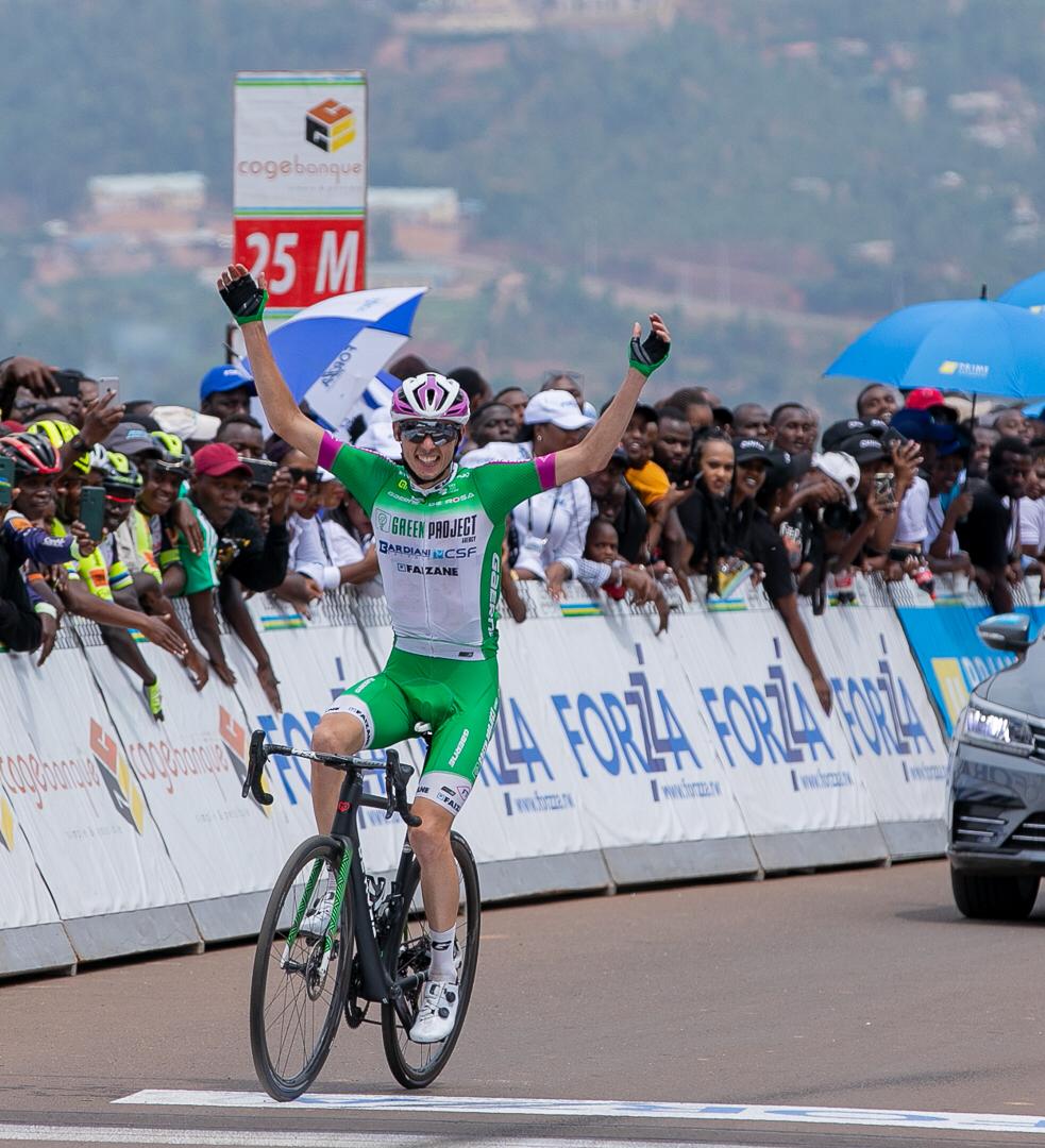 Umutaliyani Manuele Tarozzi wegukanye agace ka karindwi ka Tour du Rwanda