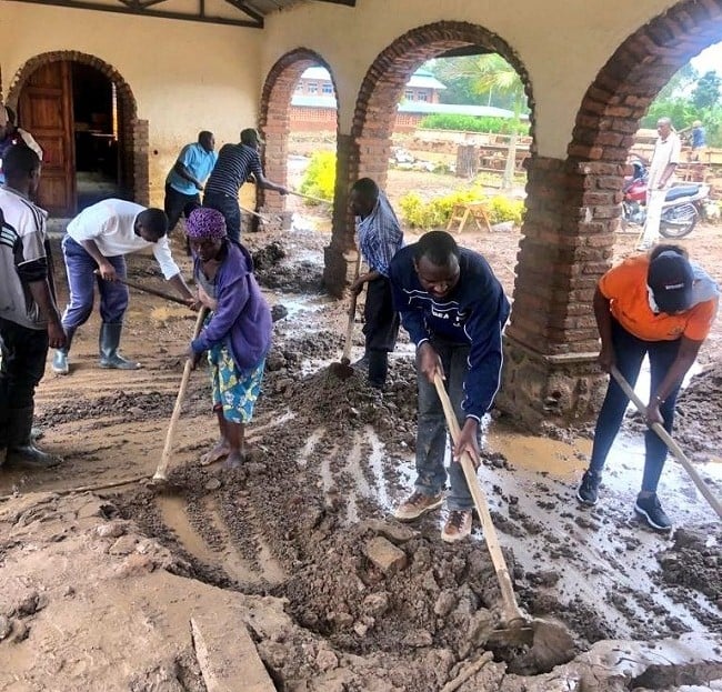 Imyuzure n'ibyondo byatewe n'ibiza byangije ibintu hafi ya byose muri Seminari ya Nyundo