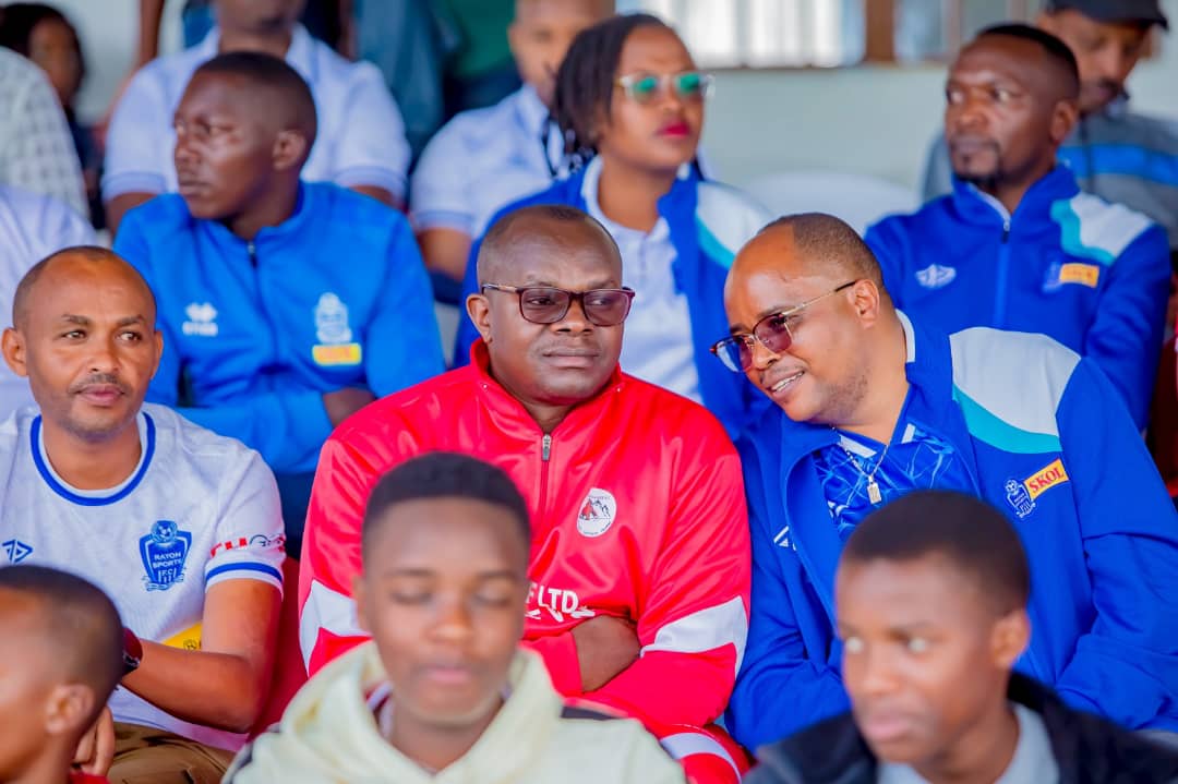 Perezida wa Musanze FC Tuyishime Placide yari yitabiriye uyu mukino