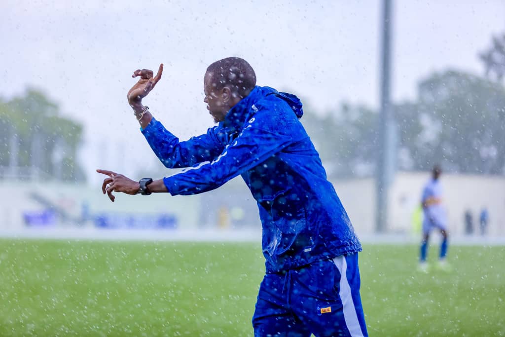 Umutoza wa Rayon Sports Mohamed Wade yari afite imbaraga nyinshi mu mvura