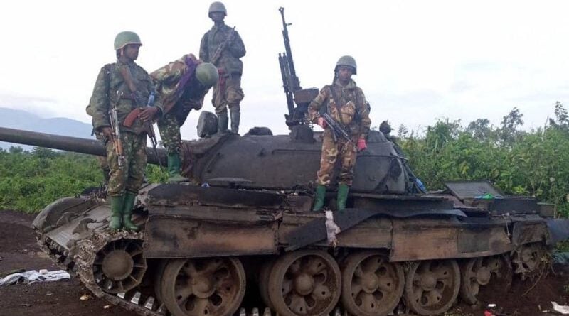 Imirwano hagati ya M23 na FARDC yongeye kubura i Kibumba