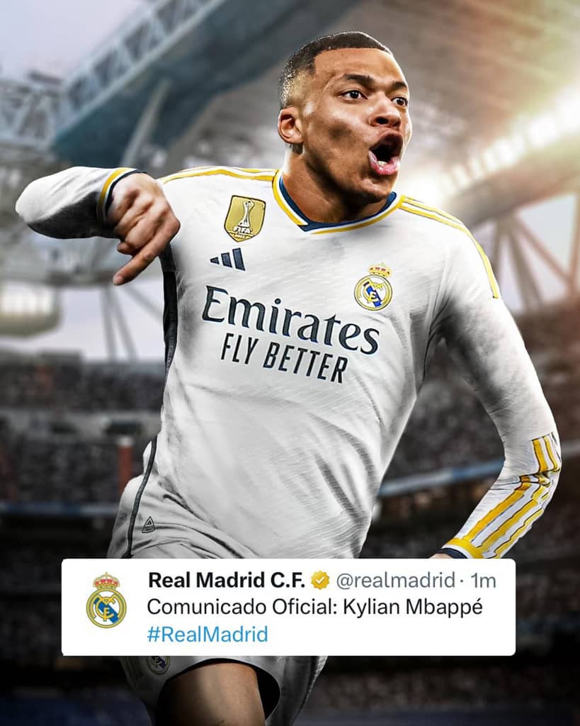 Mbappé ni umukinnyi mushya wa Real Madrid