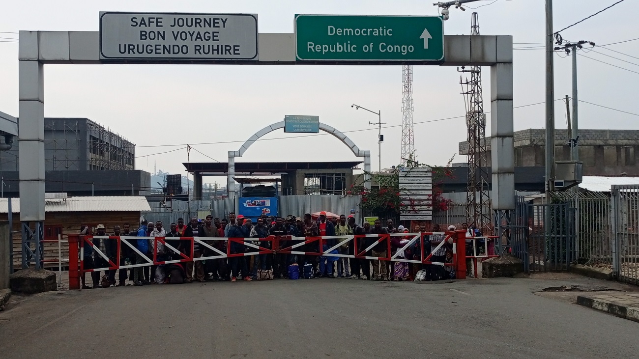 Abari baraheze i Goma bagiye guhita binjira mu Rwanda