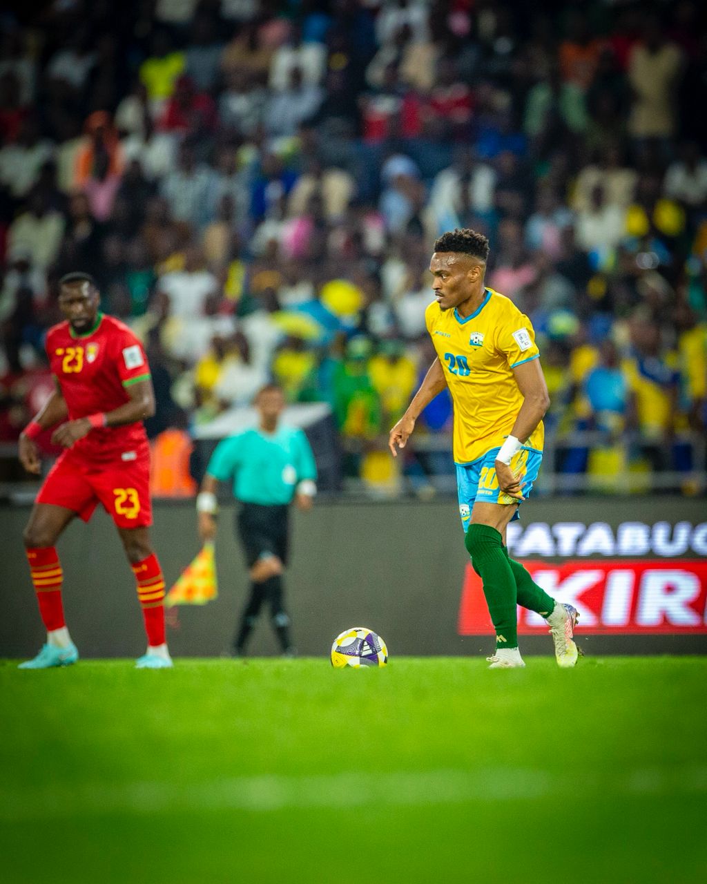 Joy Lance Mickels nawe yakinaga umukino wa mbere mu Mavubi