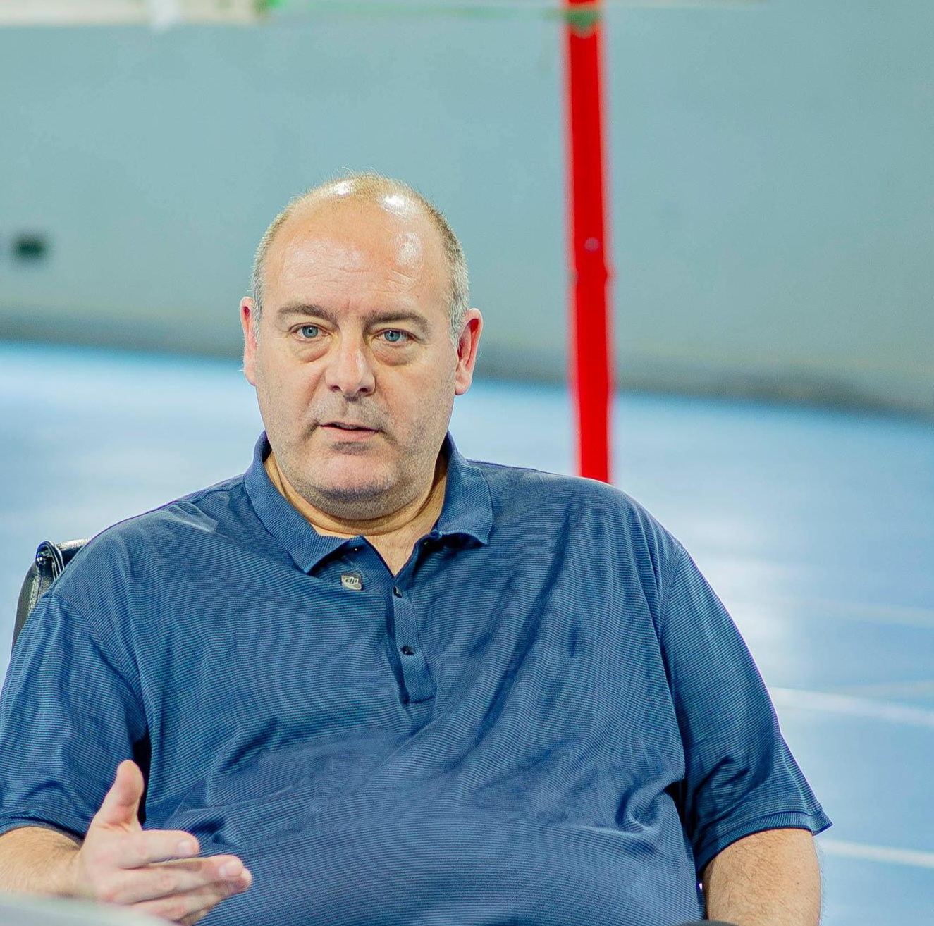 Umutoza mushya w'ikipe y'igihugu ya Volleyball Frédéric Guérin yageze mu Rwanda