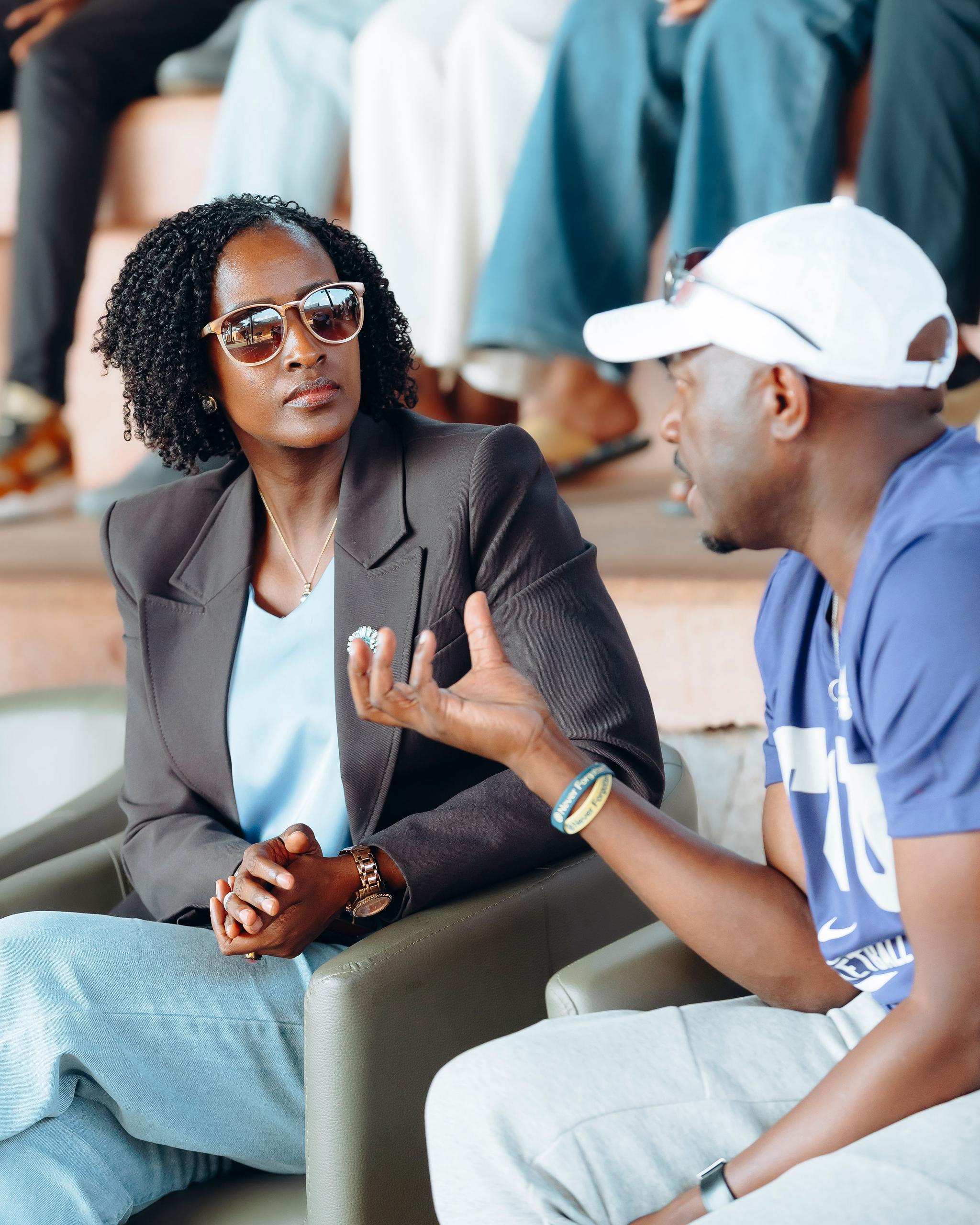 Minisitiri wa Siporo Nelly Mukazayire yakurikiranye iri rushanwa