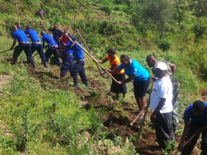 Uko niko byari byifashe mu karere ka Ruhango kuri uyu wa gatandatu.
