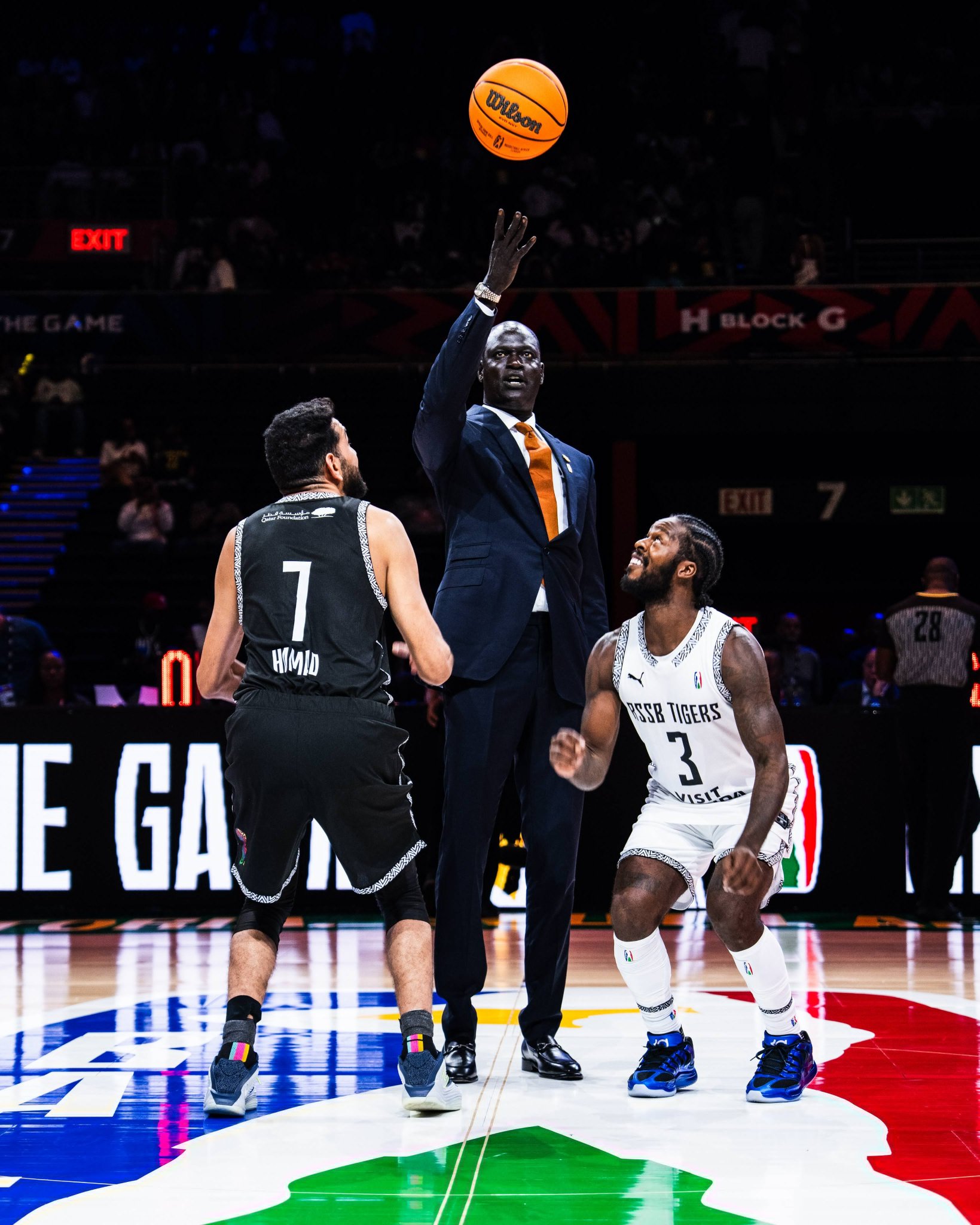 Amadou Gallo uyobora BAL ubwo yatangizaga uyu mukino