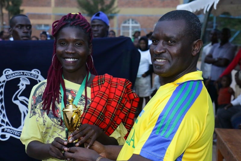 Akongo Stella wa Police Uganda, umukinnyi w'irushanwa mu bakobwa
