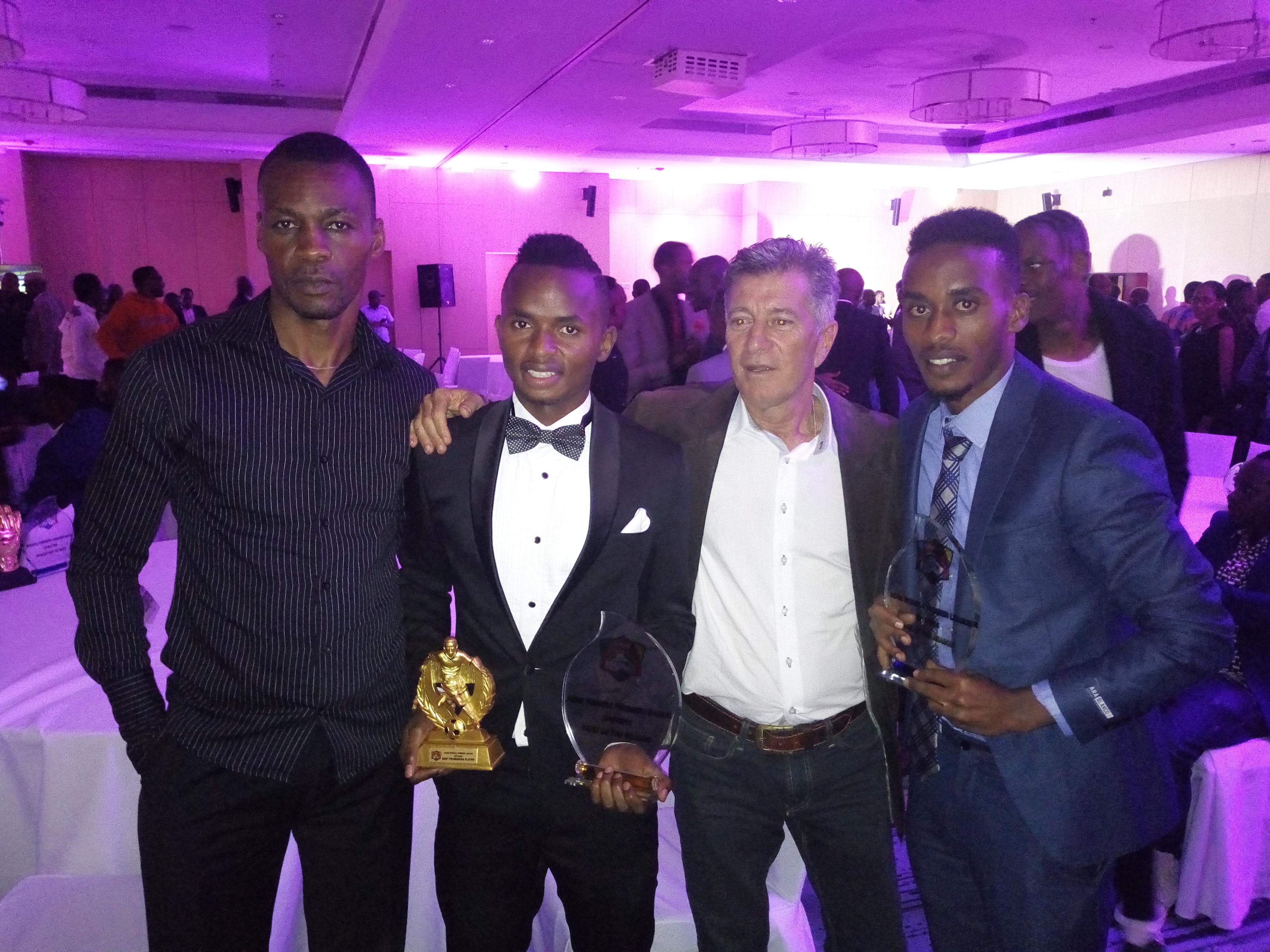 Nkunzingoma Ramadhan, Muhire Kevin, Umutoza Robertinho na Eric Rutanga bose ba Rayon Sports