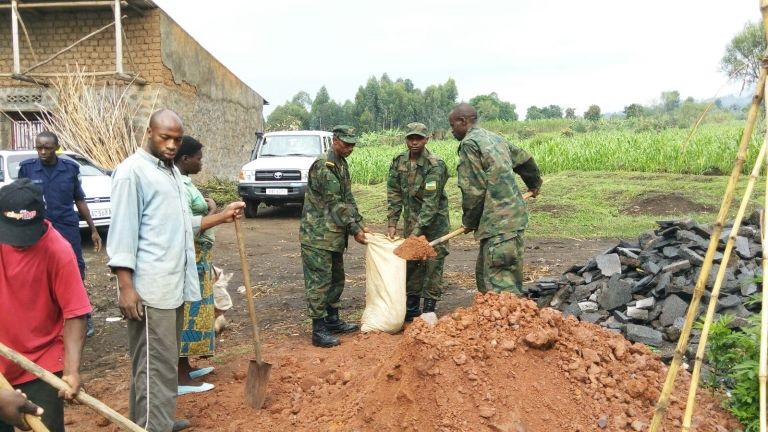 Iki gikorwa cyanitabiriwe n'ingabo z'igihugu.